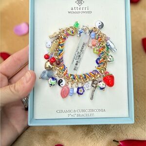 Atterri Multicolor Charm Bracelet